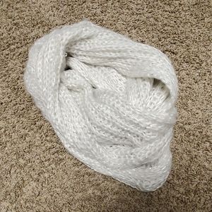 White infinity scarf